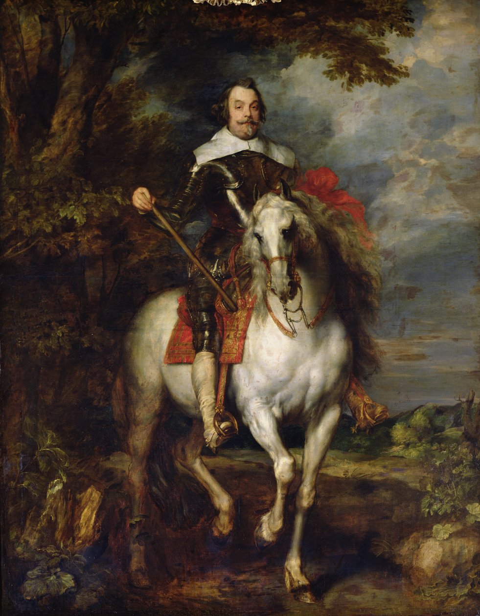 Portret konny Don Francisco de Moncada (1586-1635) autorstwa Anthony van Dyck