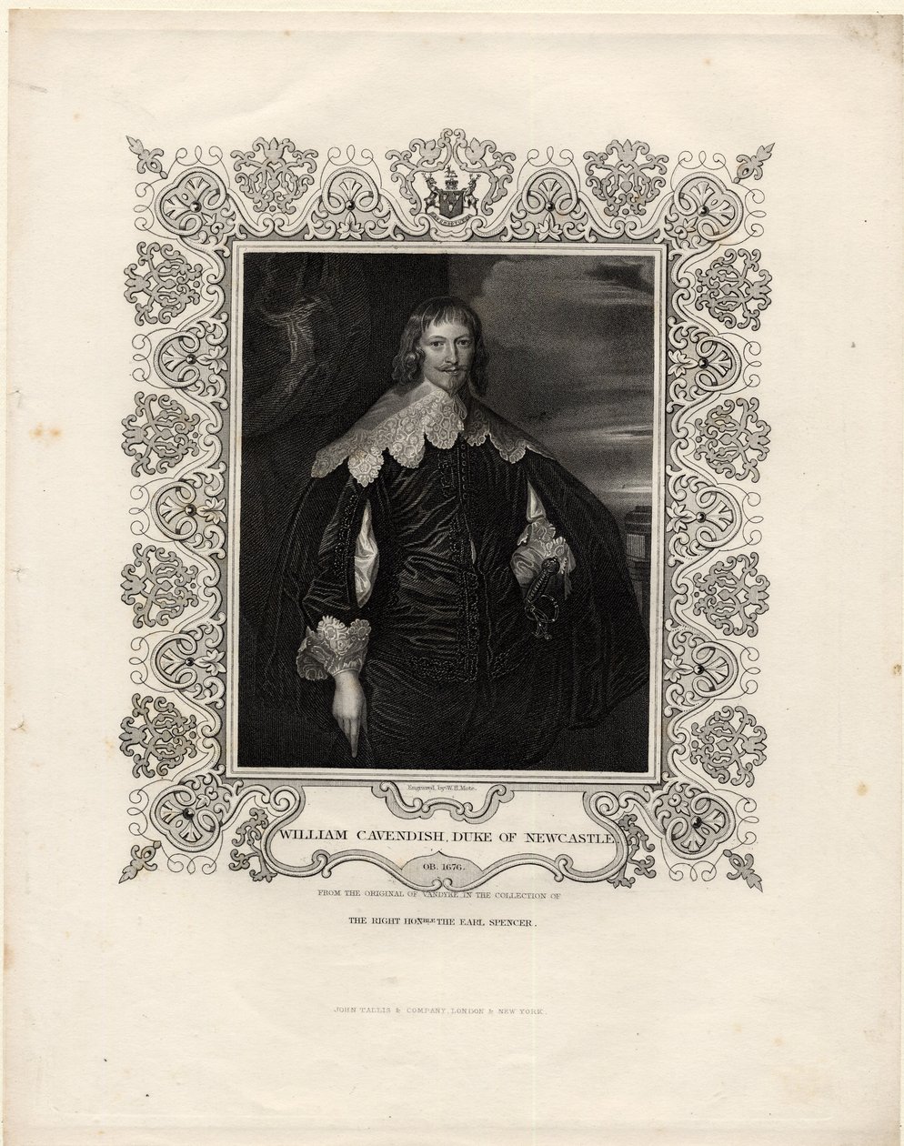 William Cavendish autorstwa Anthony van Dyck