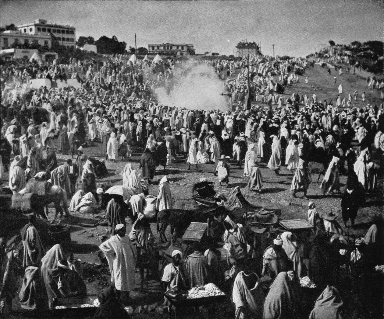 Piesza zabawa w puchu, ok. 1900, 1903 autorstwa Anthony Cavilla