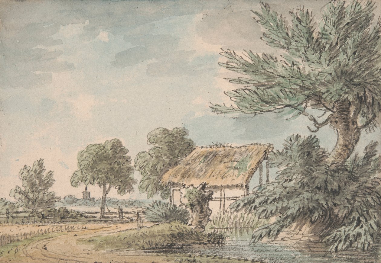 Krajobraz w pobliżu Watford, Hertfordshire autorstwa Anthony Devis
