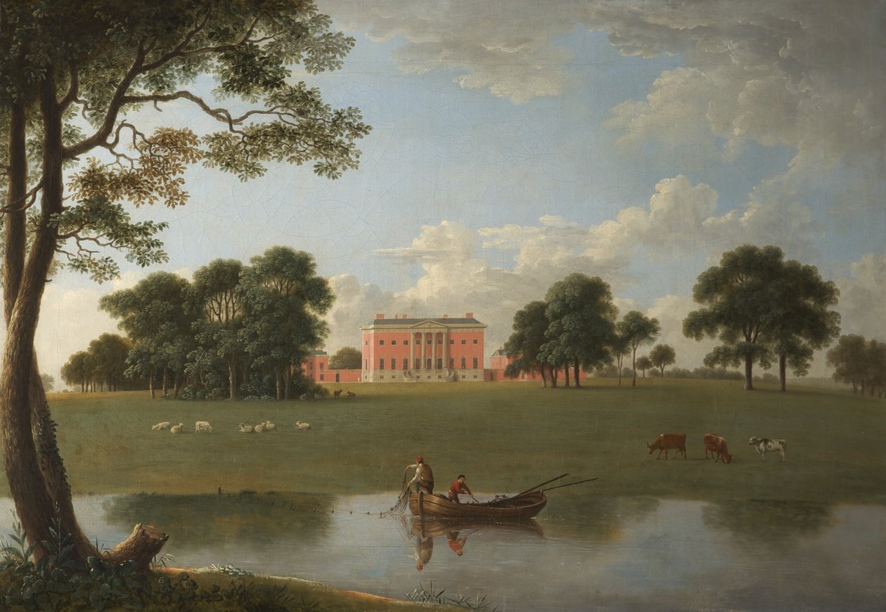 Tabley House, ok.1767 autorstwa Anthony Devis
