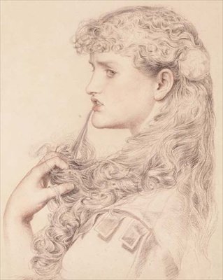 Dumna Maisie (rysunek) autorstwa Anthony Frederick Augustus Sandys