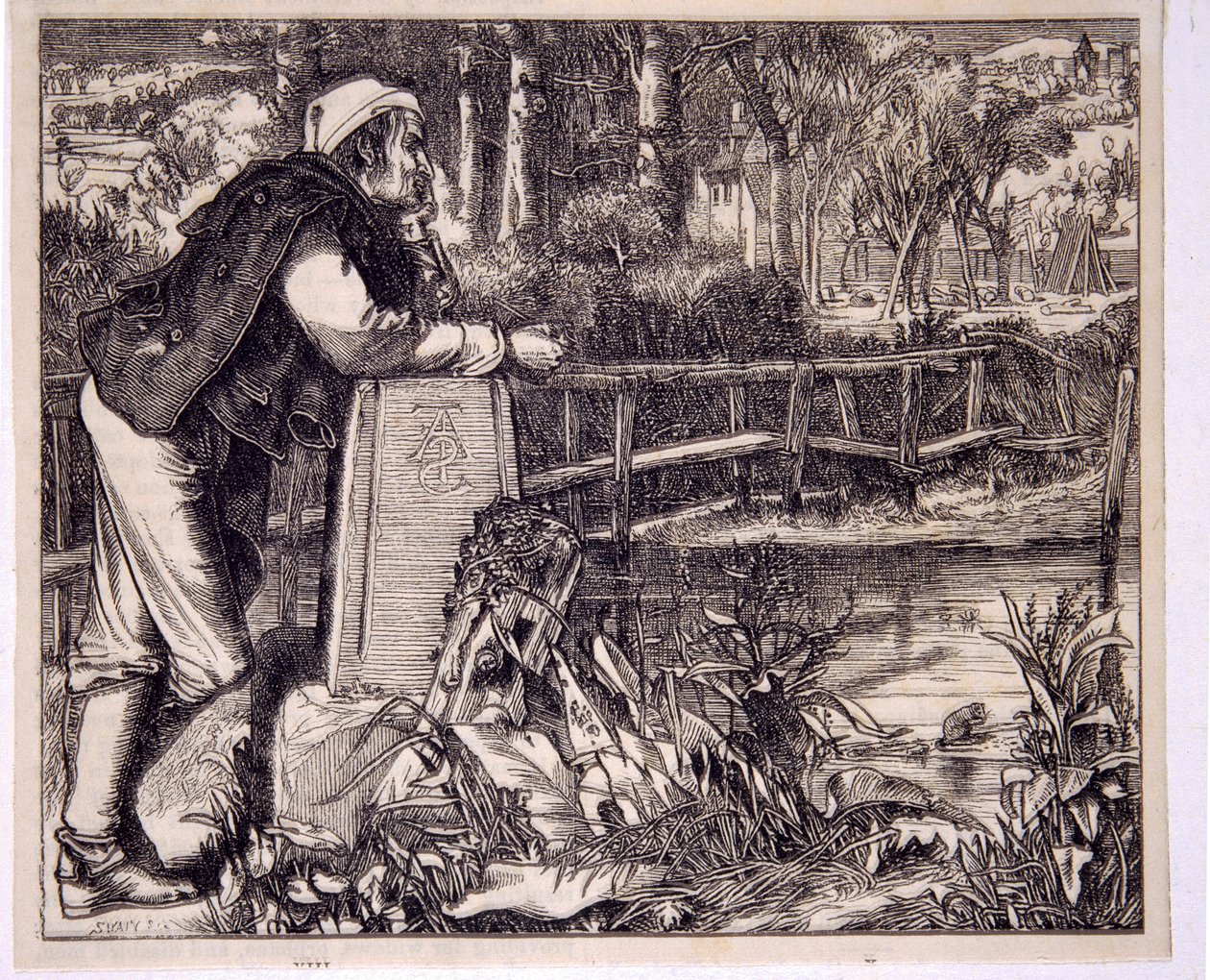 Stary Czartysta autorstwa Anthony Frederick Augustus Sandys
