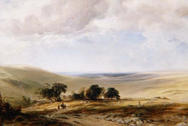South Downs autorstwa Anthony Vandyke Copley Fielding