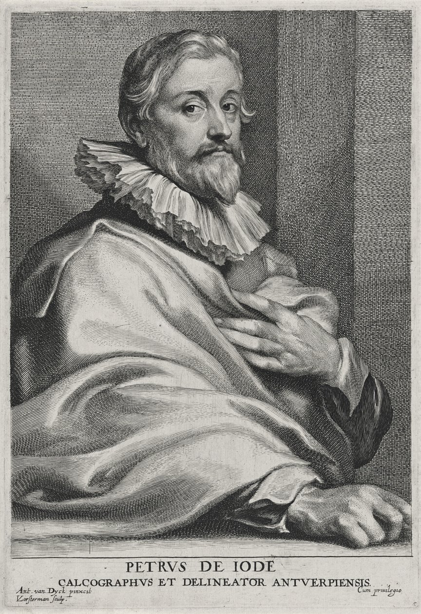 Pieter de Jode [Starszy] autorstwa Anthony van (after) Dyck