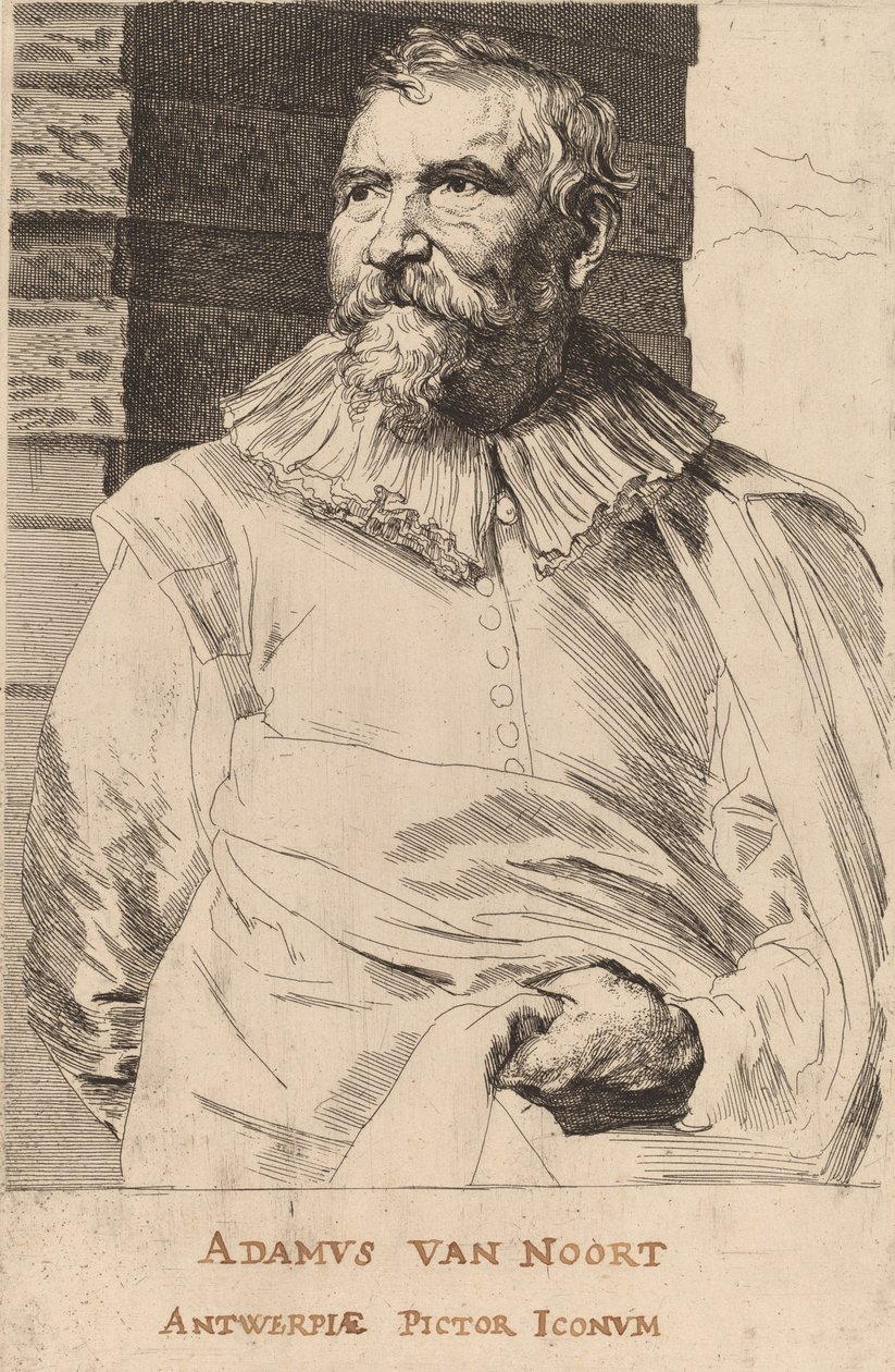 Adam van Noort, prawdopodobnie 16261641. autorstwa Anthony van Dyck
