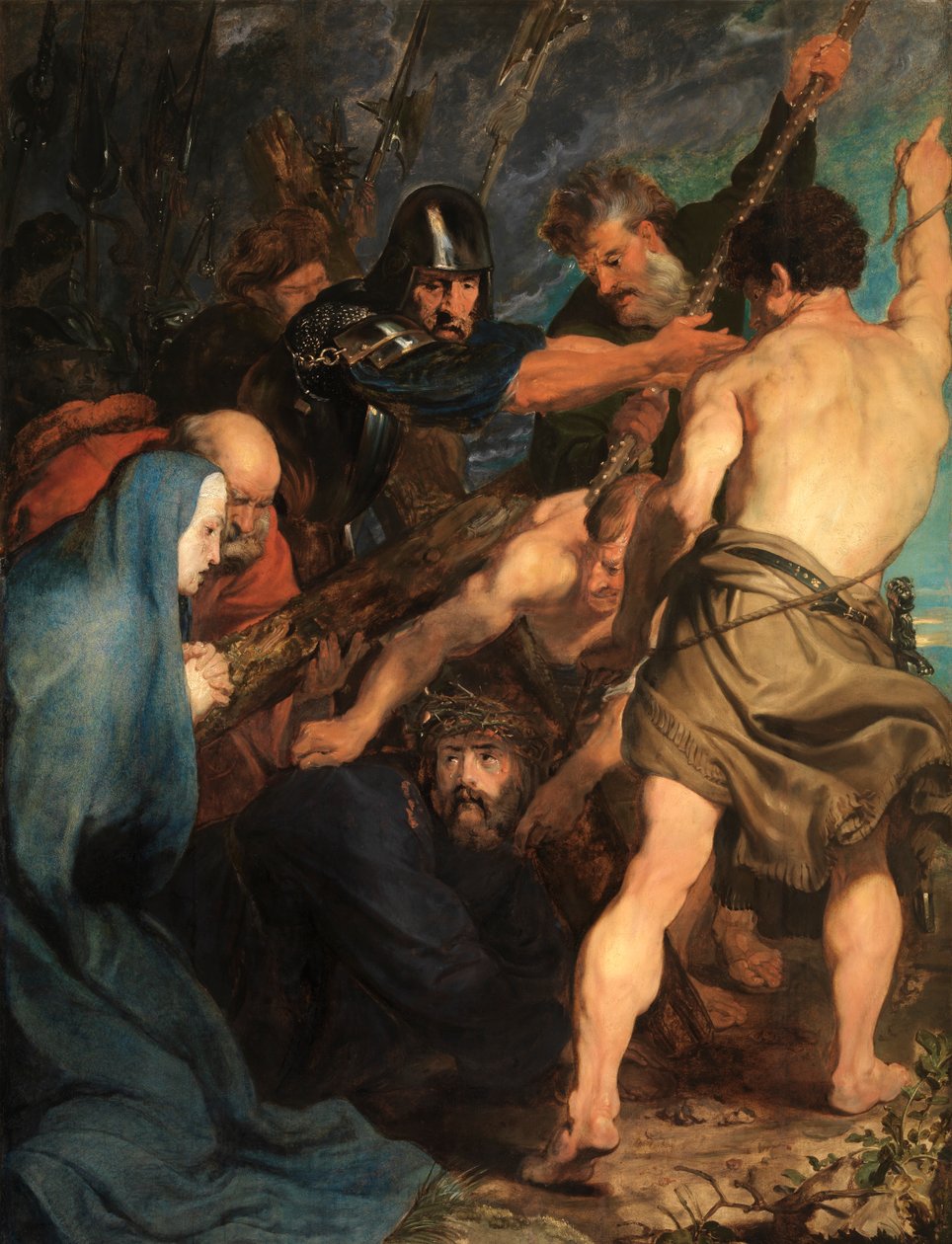 Chrystus upada niosąc krzyż autorstwa Anthony van Dyck