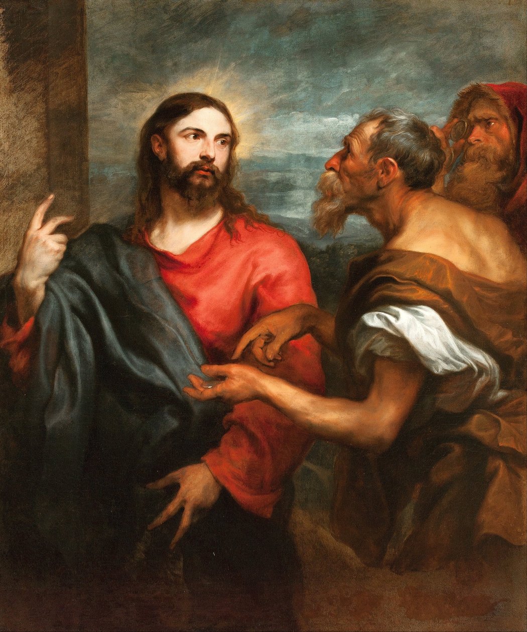 Chrystus z monety autorstwa Anthony van Dyck