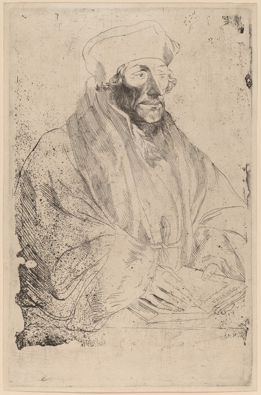 Erazm z Rotterdamu, prawdopodobnie 16261641. autorstwa Anthony van Dyck