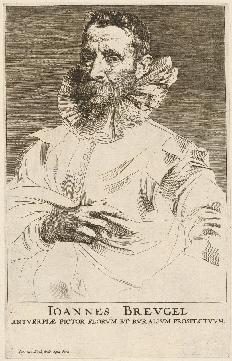 Jan Bruegel Starszy, prawdopodobnie 16261641. autorstwa Anthony van Dyck