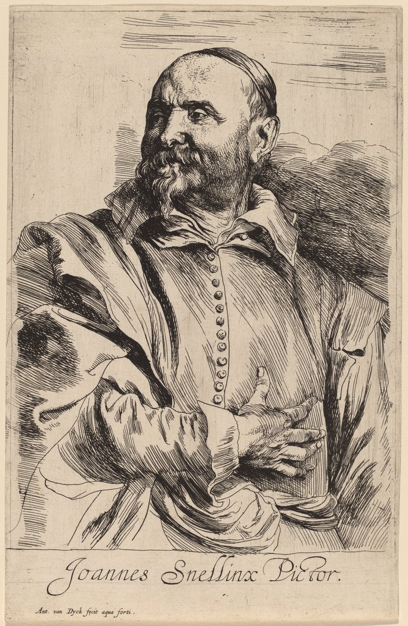 Jan Snellinx, prawdopodobnie 16261641. autorstwa Anthony van Dyck