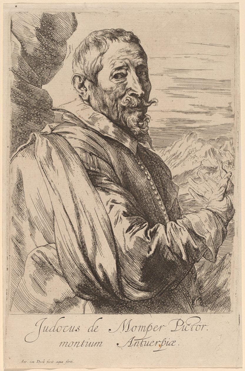 Jodocus de Momper, prawdopodobnie 16261641. autorstwa Anthony van Dyck