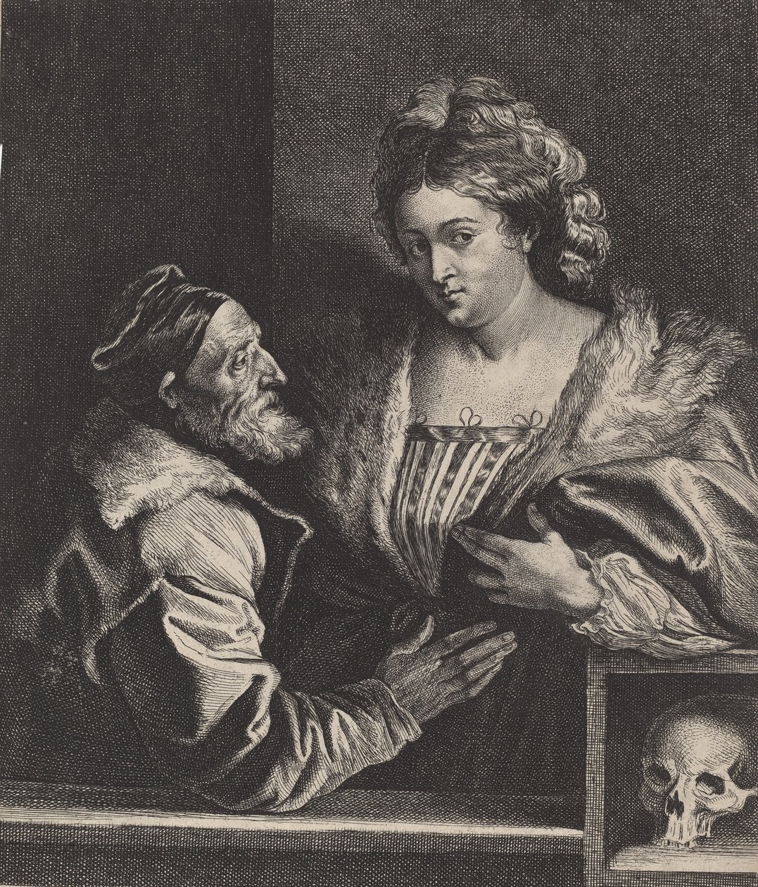 Kochanka Tycjana. autorstwa Anthony van Dyck