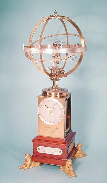Zegar astronomiczny, 1773 (miedź złocona) autorstwa Antide Janvier
