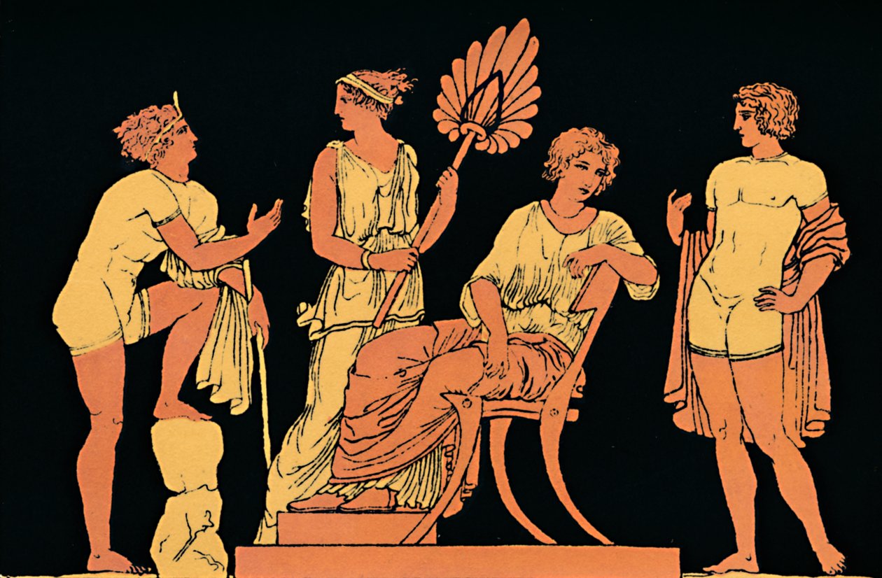 „Ifigenia i Orestes”, 1880 autorstwa Antique
