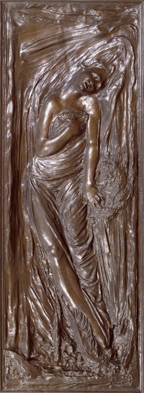 Ofelia, 1876 (brąz) autorstwa Antoine Augustin Preault