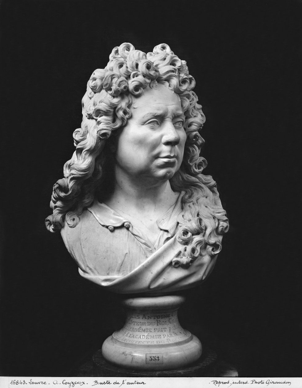 Autoportret, ok. 1680-93 (marmur) autorstwa Antoine Coysevox