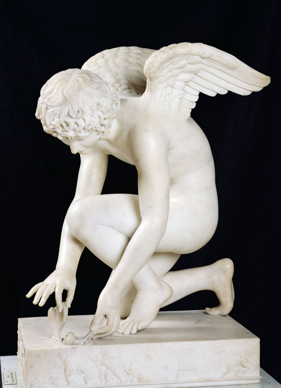 Kupidyn, 1817 (marmur) autorstwa Antoine Denis Chaudet
