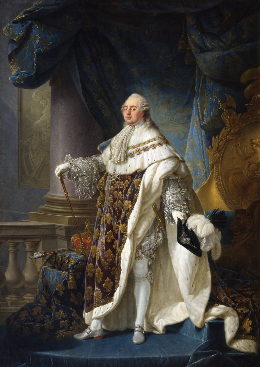 Ludwik XVI, król Francji i Nawarry (1754-1793) autorstwa Antoine François Callet