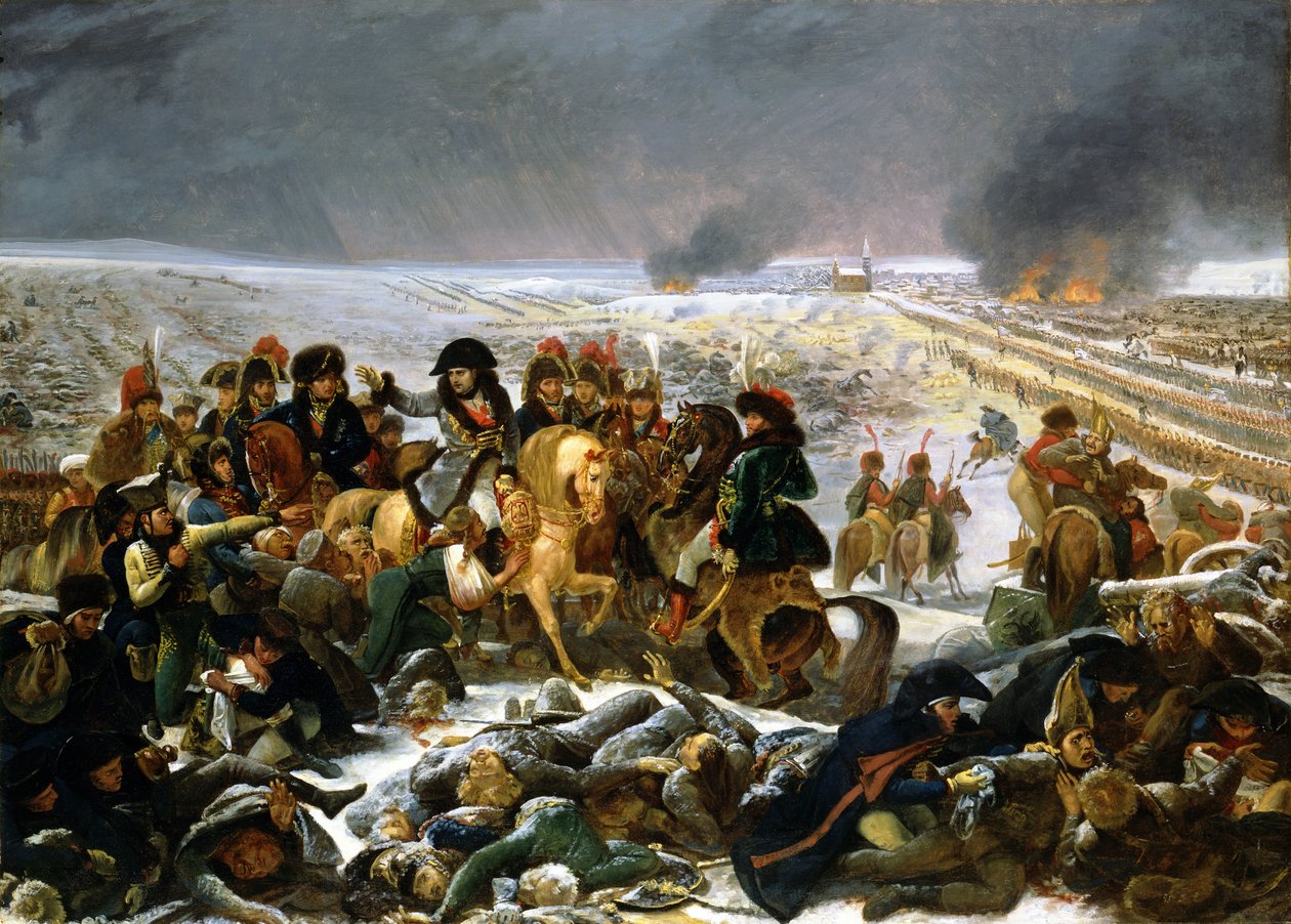 Napoleon na polu bitwy pod Eylau autorstwa Antoine Jean Gros