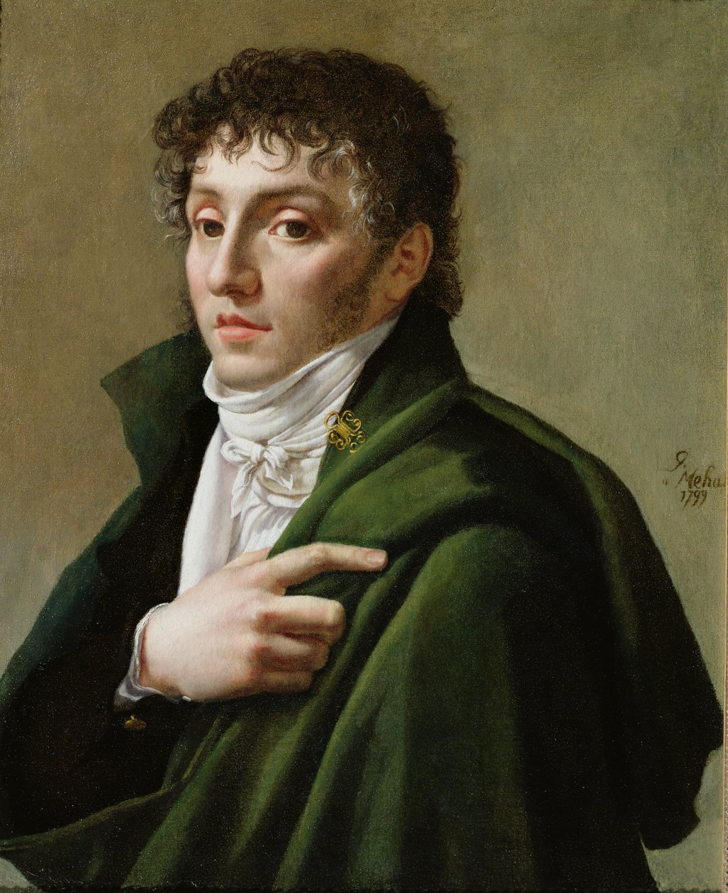 Portret Etienne-Henri Mehula (1763-1817) 1799 autorstwa Antoine Jean Gros