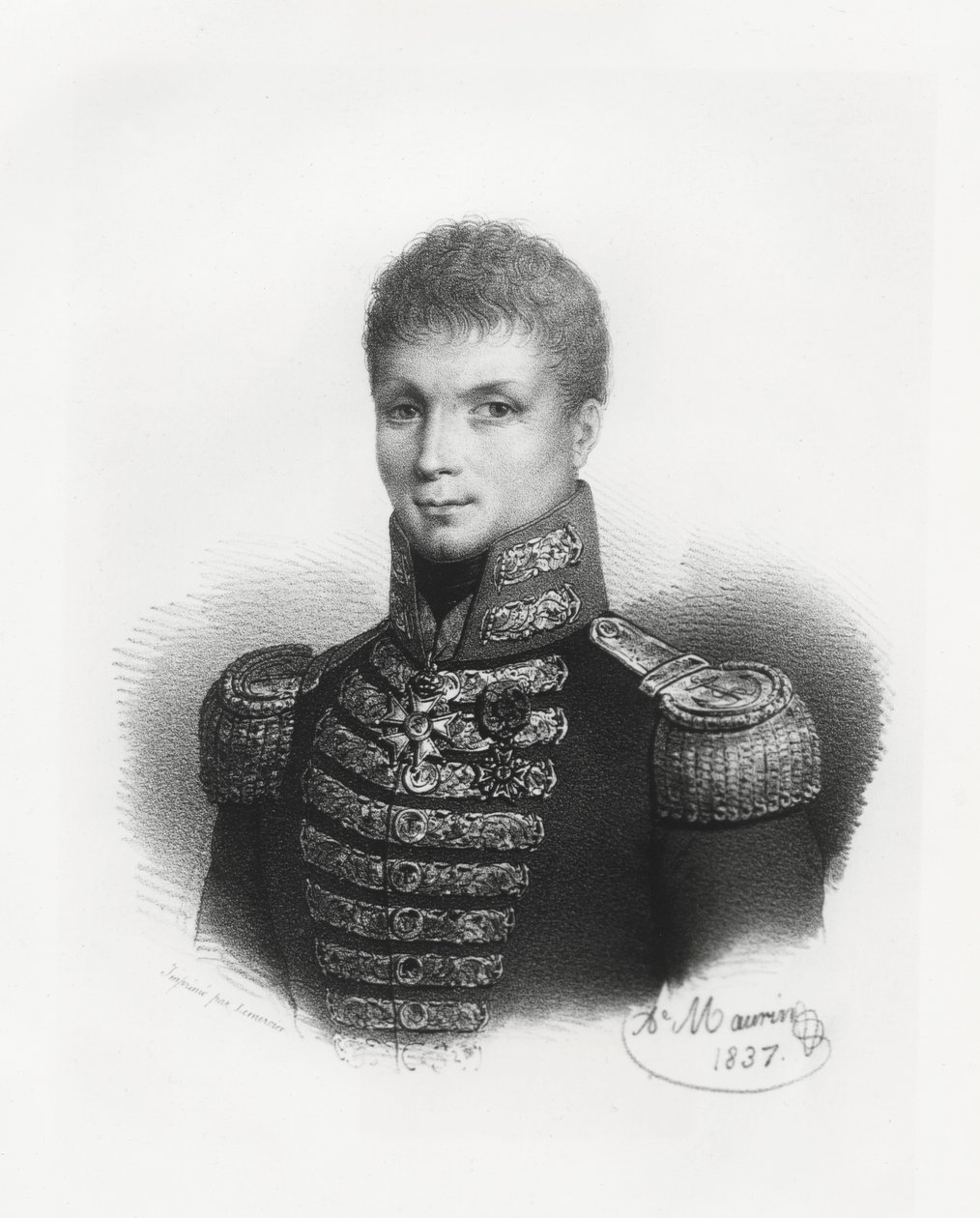 Lucas, kapitan marynarki wojennej autorstwa Antoine Maurin