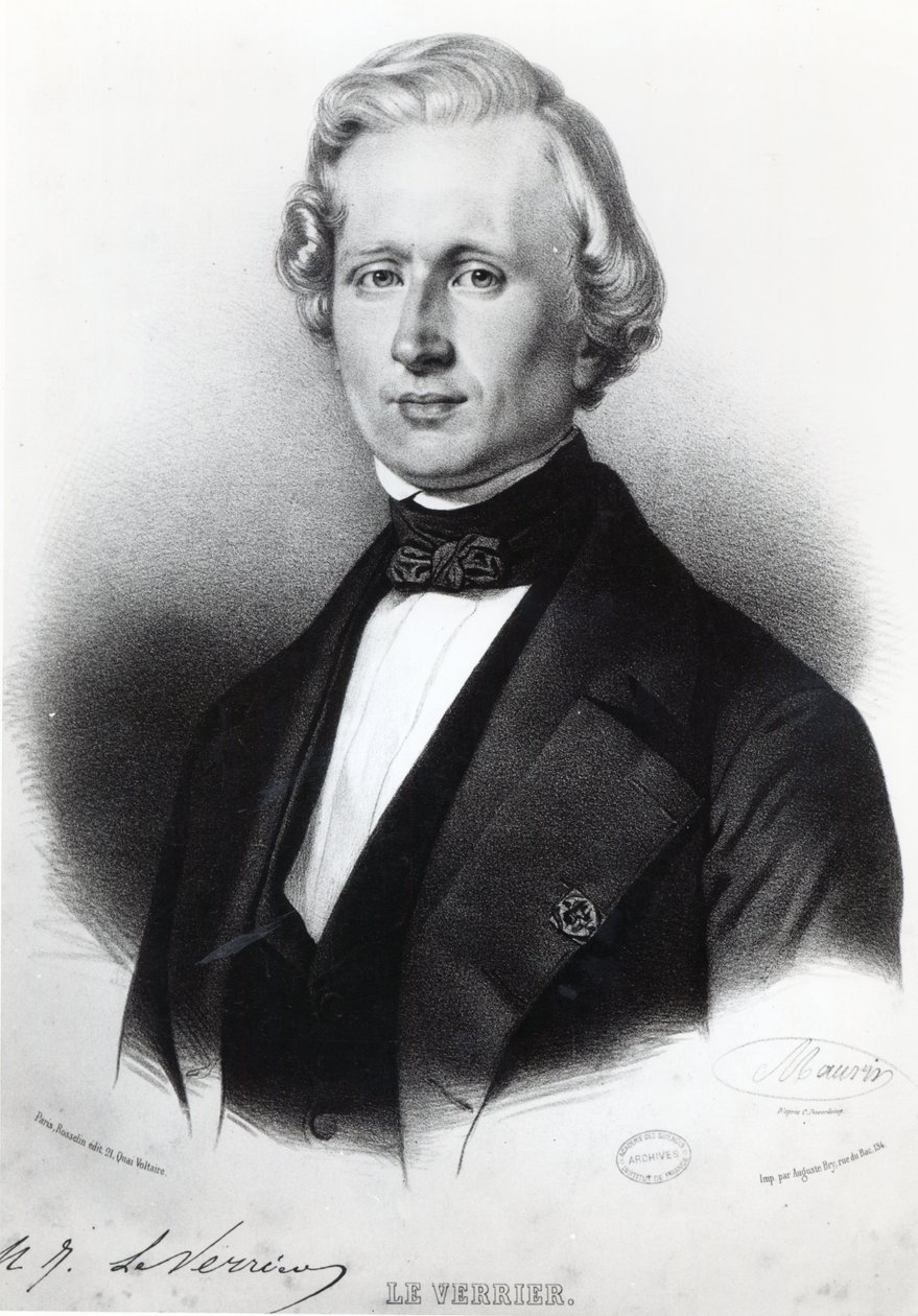 Urbain Le Verrier (1811-77) autorstwa Antoine Maurin