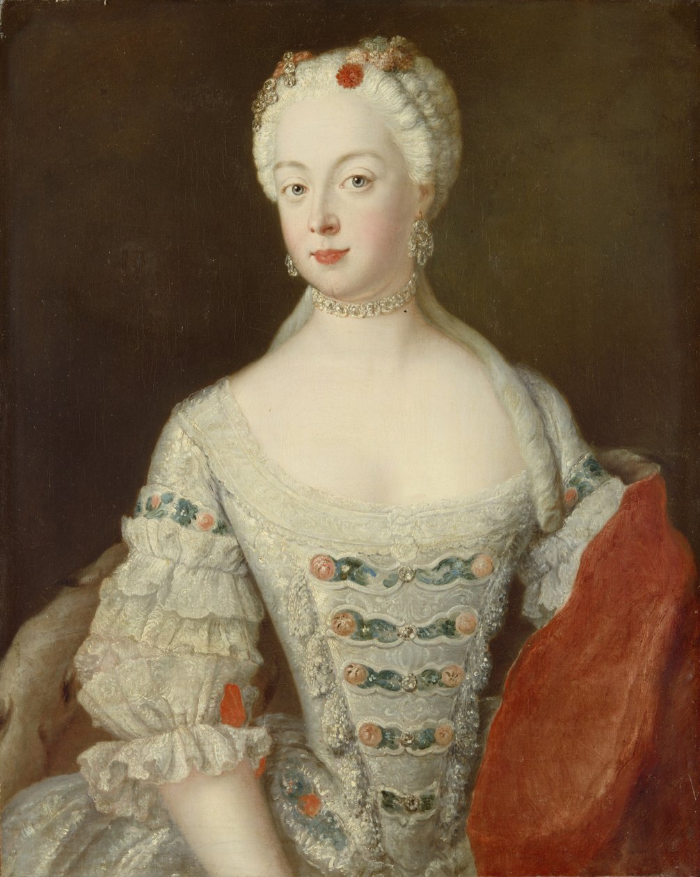 Księżniczka Elisabeth Christine z Prus, c.1735 autorstwa Antoine Pesne