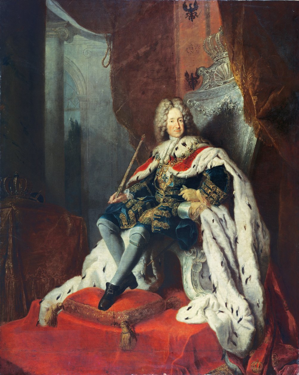 Król Fryderyk I Prus autorstwa Antoine Pesne
