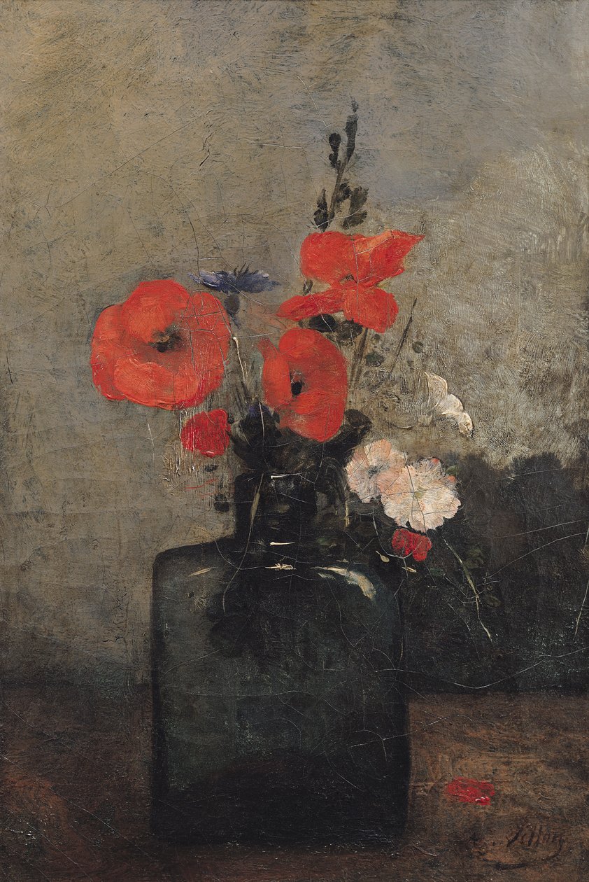 Kwiaty, 1857 autorstwa Antoine Vollon