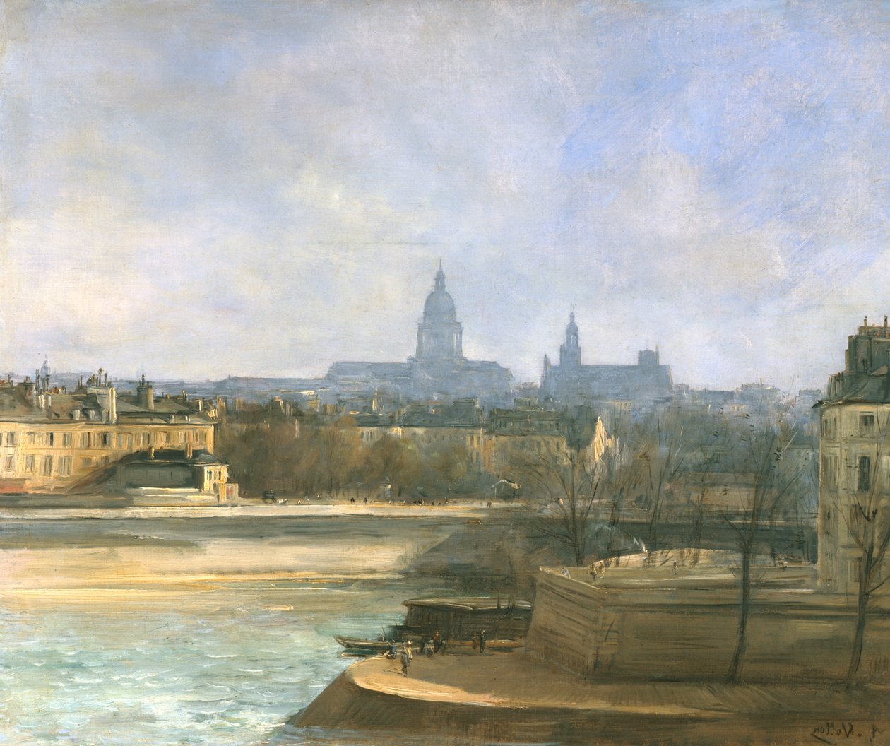 Ile de la Cite, Paryż autorstwa Antoine Vollon