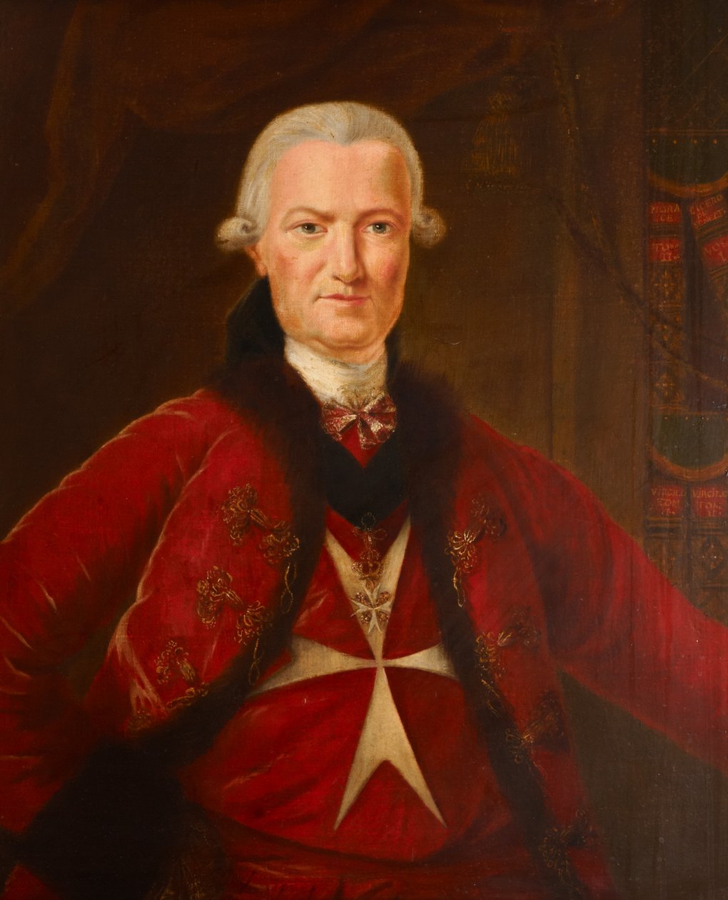 Chambray, Wielki Krzyż Komorniczy, ok. 1800 autorstwa Antoine de Favray