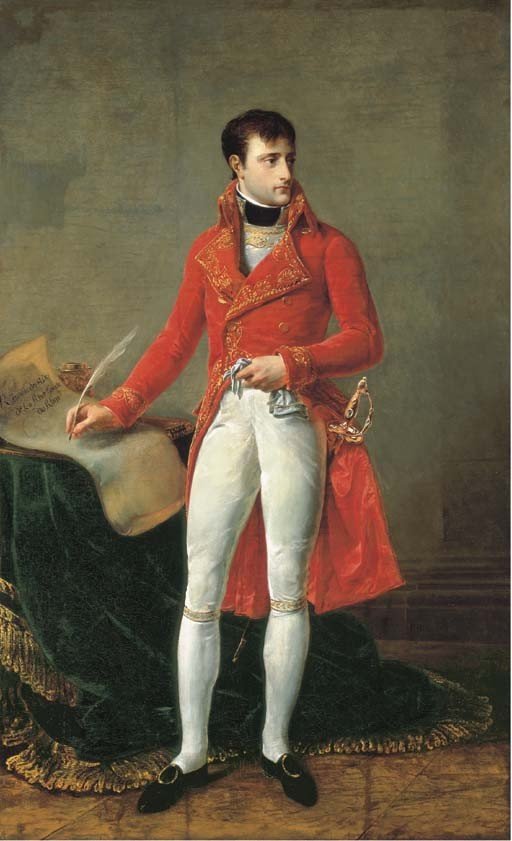 Portret Napoleona Bonaparte, pełnometrażowy, jako pierwszego konsula autorstwa Antoine Jean Gros