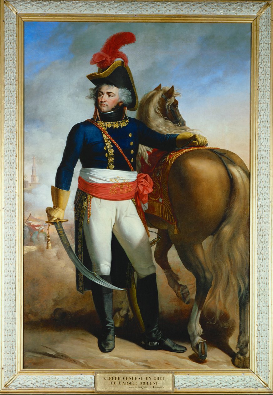 Generał Jean Baptiste Kleber ... (obraz na płótnie) autorstwa Antoine Ansiaux
