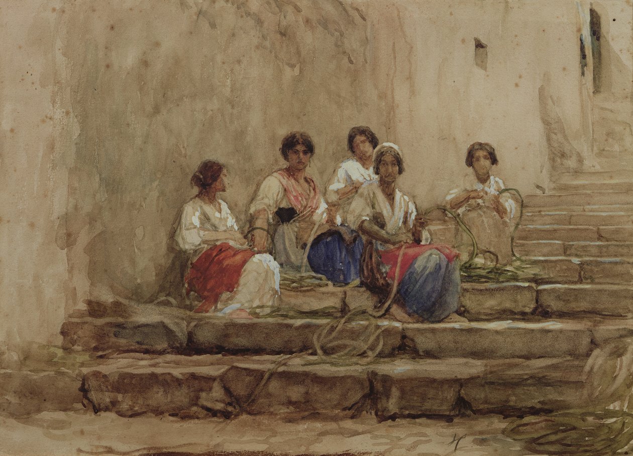Oplatacze liny autorstwa Antoine Auguste Ernest Herbert or Hebert