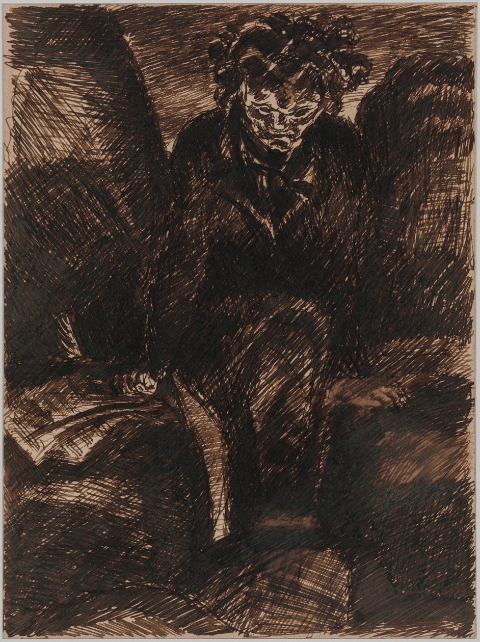 Beethoven, ok. 1922. autorstwa Emile Antoine Bourdelle