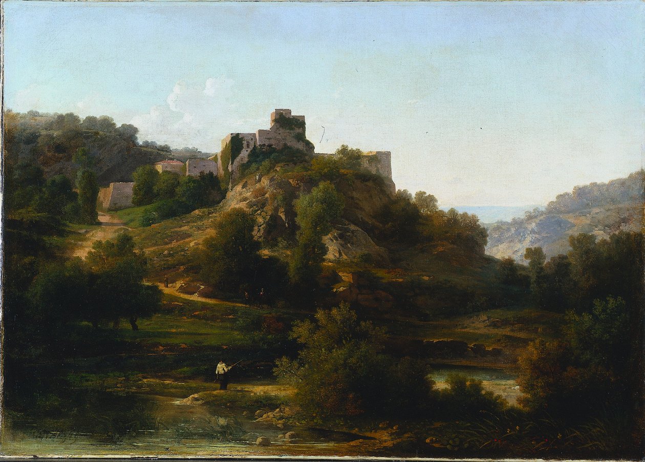 Châteauvieux-sur-Suran autorstwa Antoine Claude Ponthus Cinier