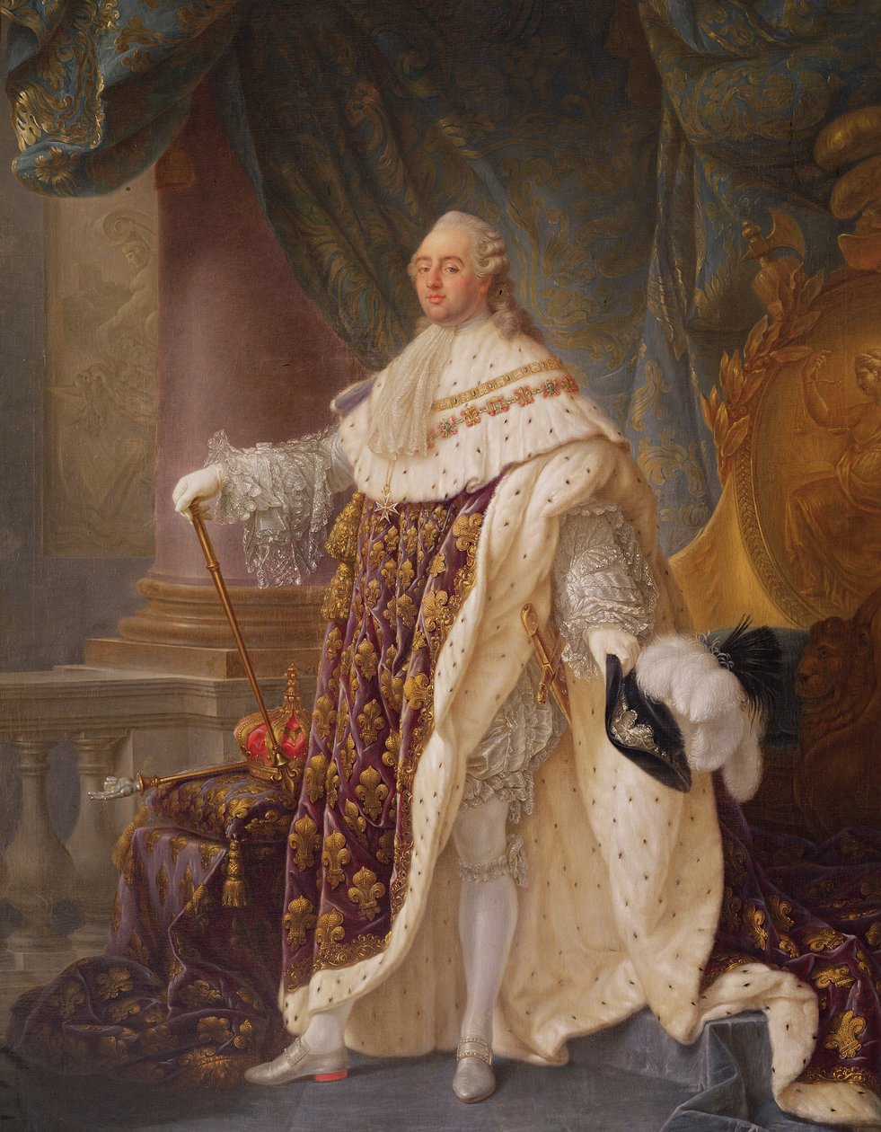 Ludwik XVI (1754-93) autorstwa Antoine François Callet