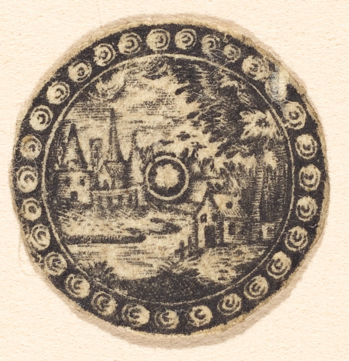 Krajobraz autorstwa Antoine Jacquard