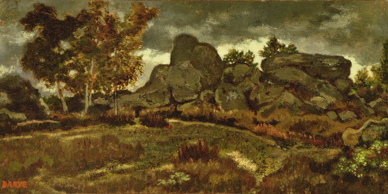 Las w Fontainebleau autorstwa Antoine Louis Barye