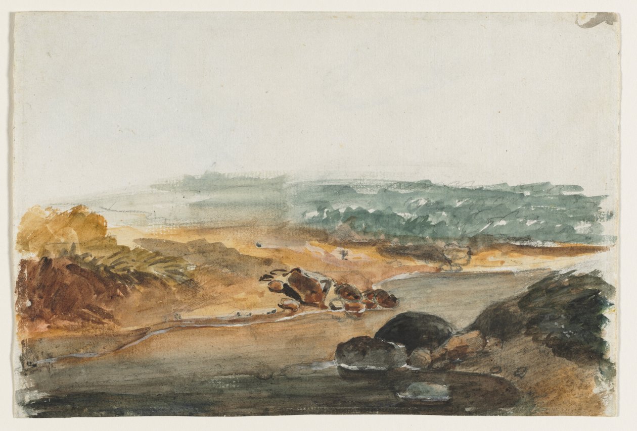 Krajobraz (prosto) autorstwa Antoine Louis Barye