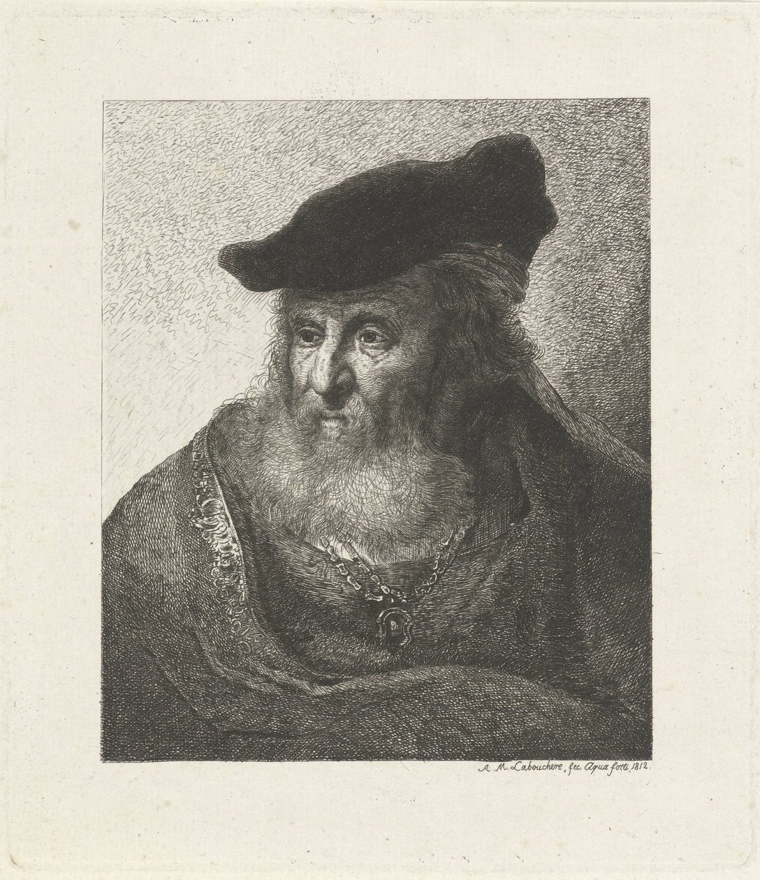 Portret rabina autorstwa Antoine Marie Labouchere