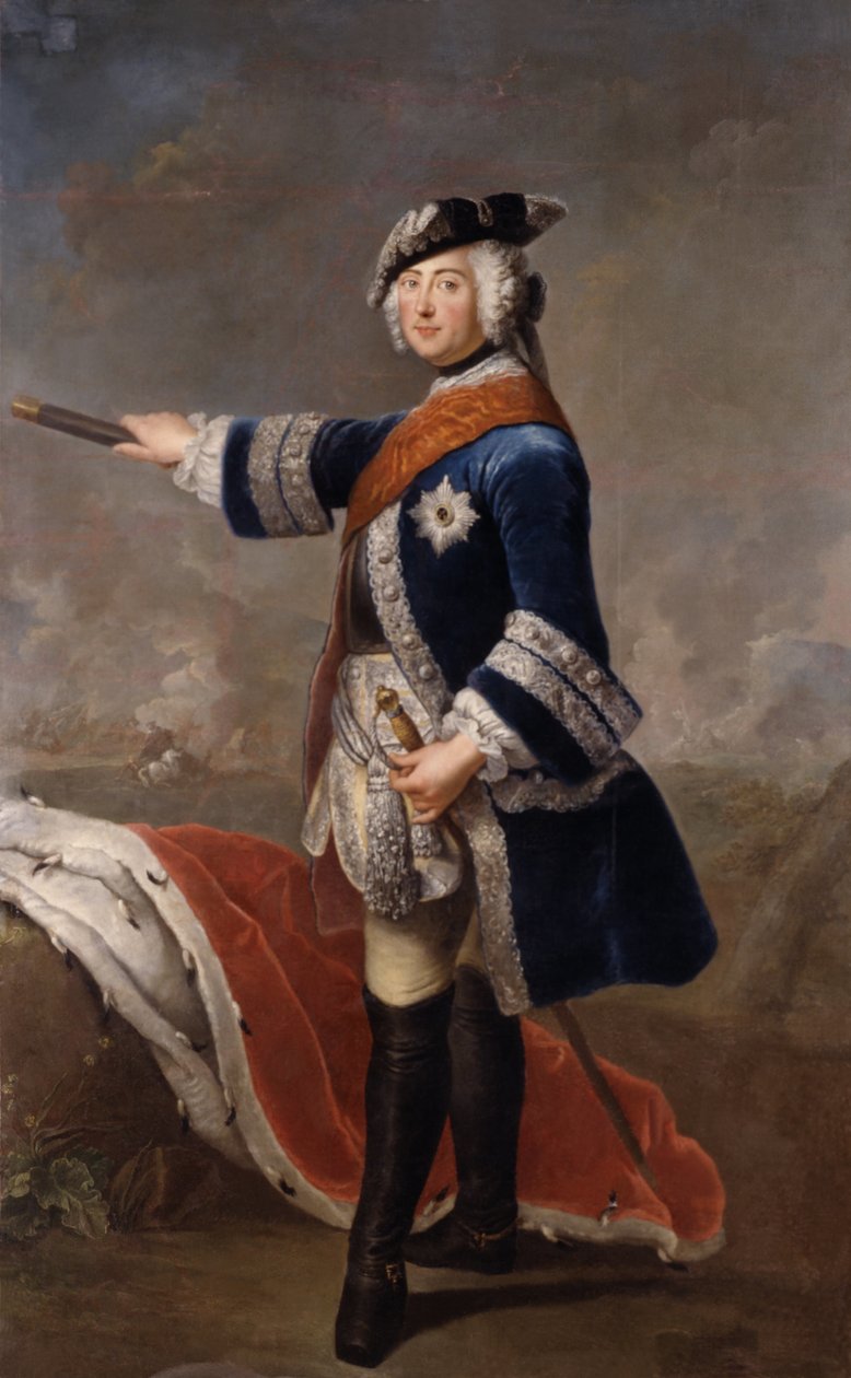 Fryderyk Wielki autorstwa Antoine Pesne