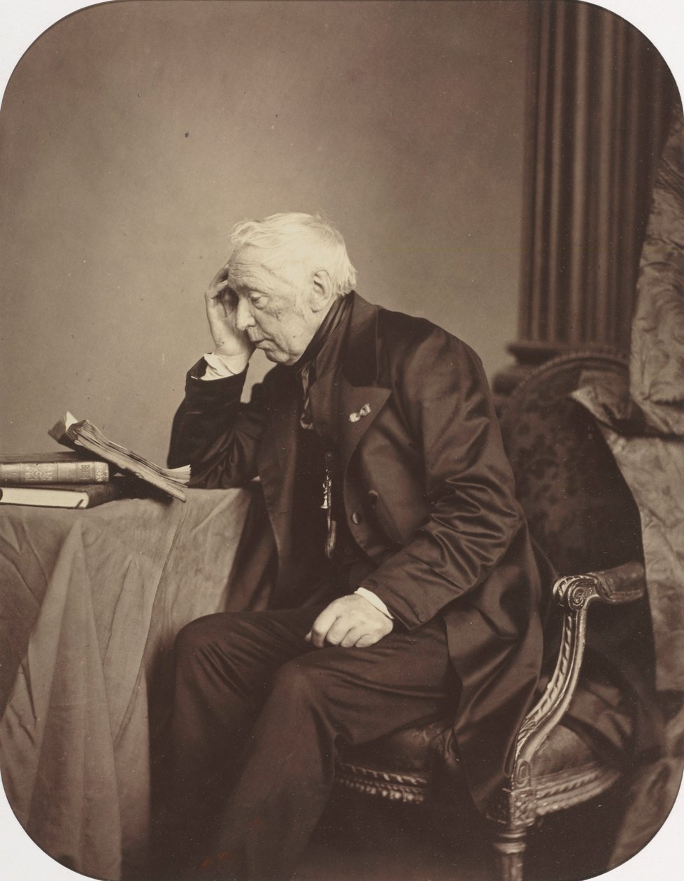 Nieznany mężczyzna opiekun, ok. 1930 1860. autorstwa Antoine Samuel Adam Salomon