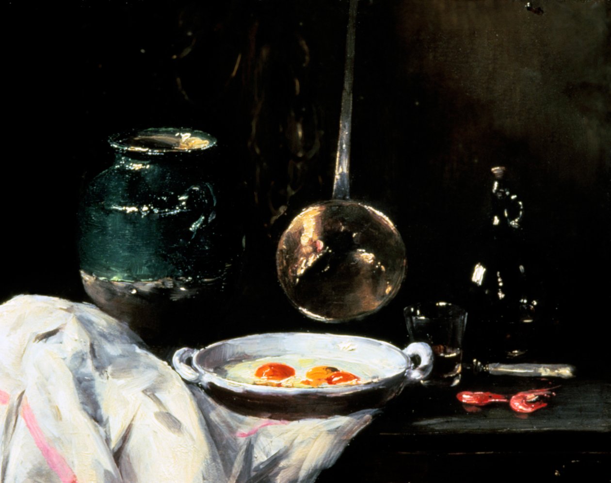 Martwa natura z jajkami, XX wiek autorstwa Antoine Vollon