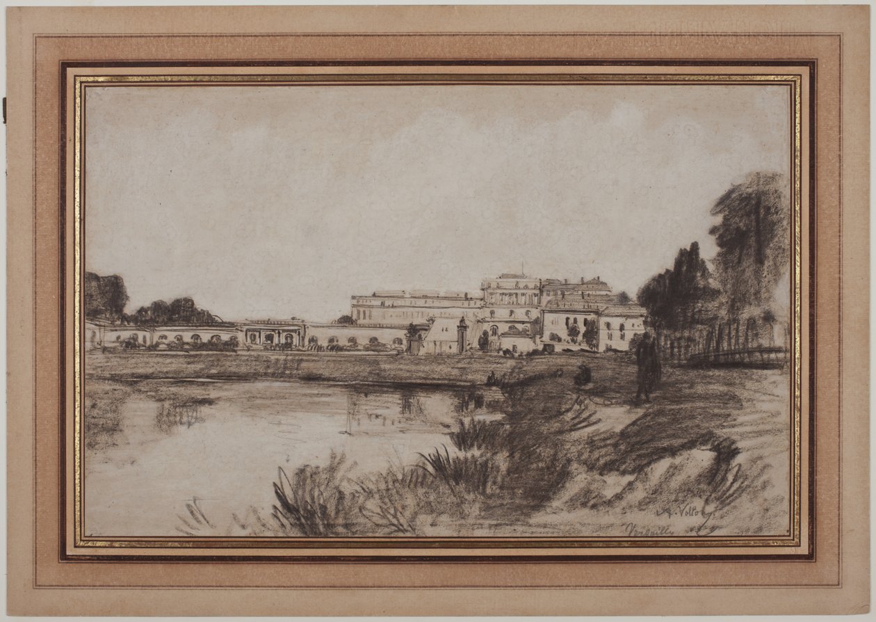 Widok na Wersal, XIX wiek. autorstwa Antoine Vollon