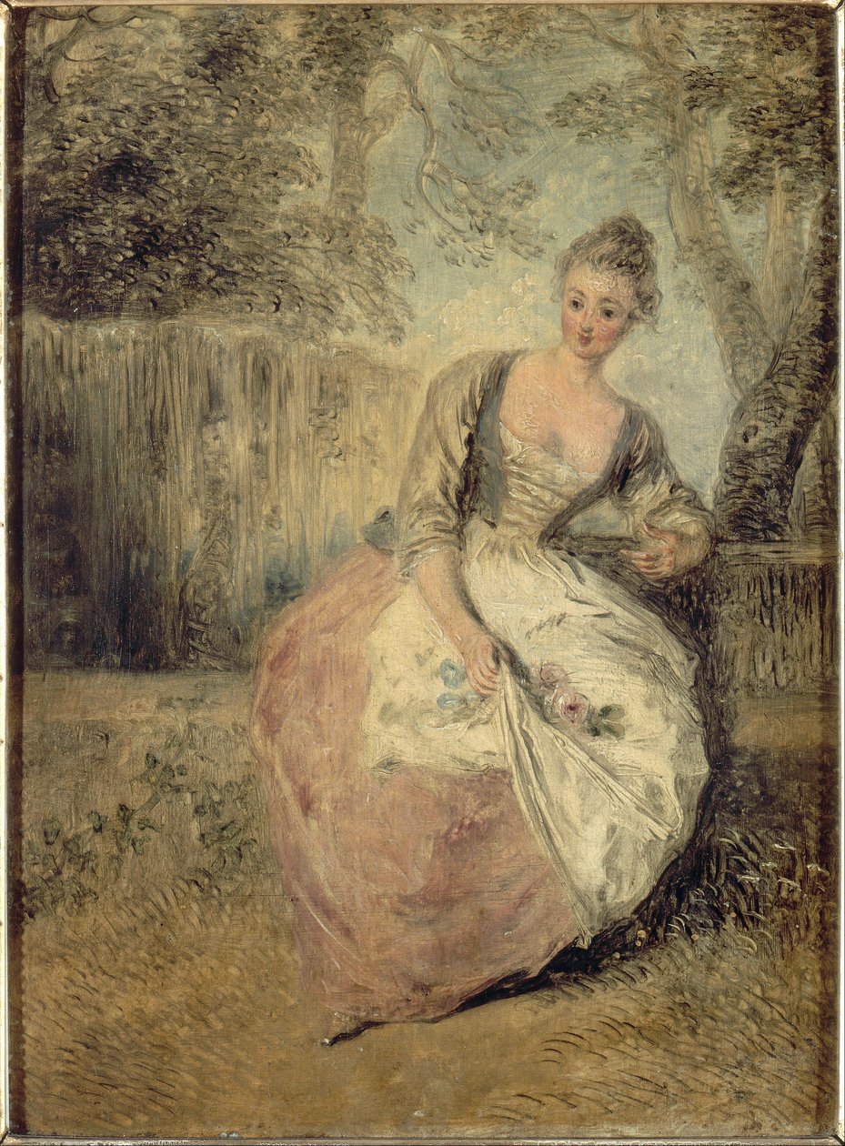 Zmartwiony Kochanek autorstwa Antoine Watteau