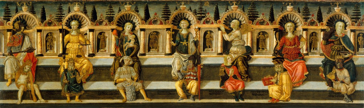 Siedem cnót autorstwa Anton Francesco dello Scheggia