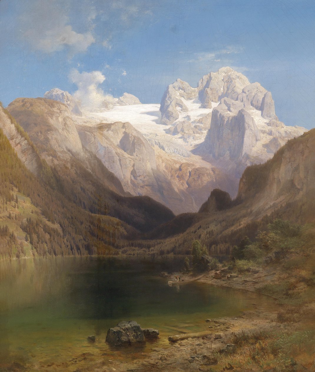 Widok z Gosausee na Dachstein autorstwa Anton Hansch