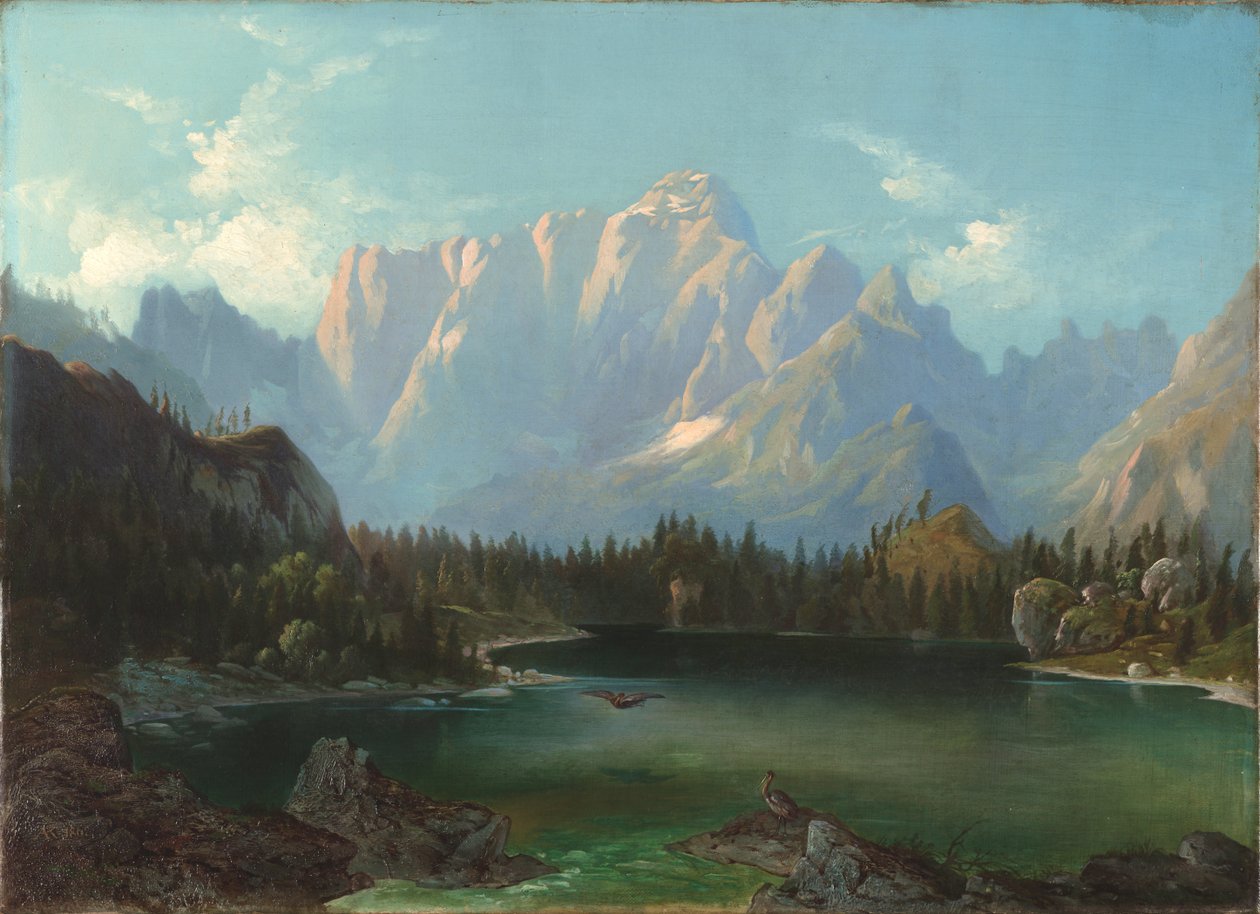 Jezioro pod Mangartem autorstwa Anton Karinger